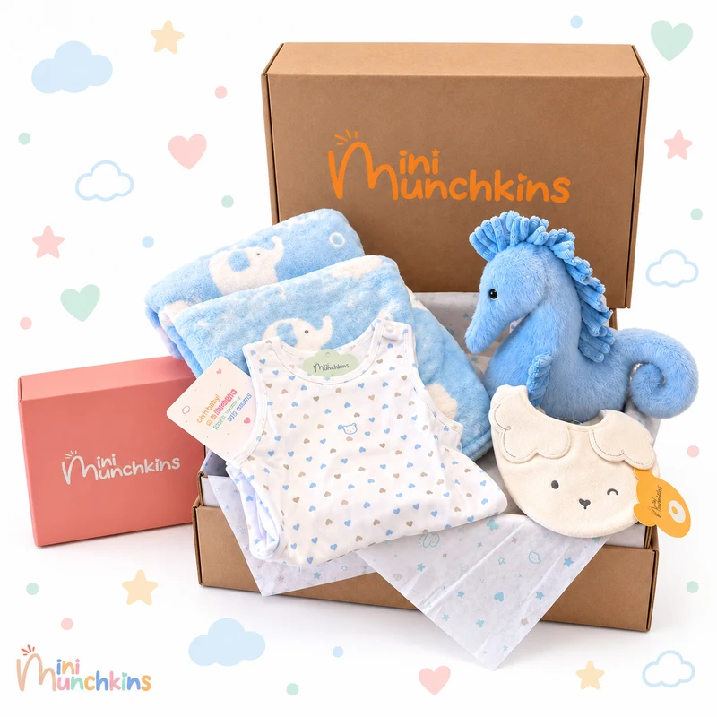 Set Corazones y Caballito · fotografía del catálogo de Mini Munchkins