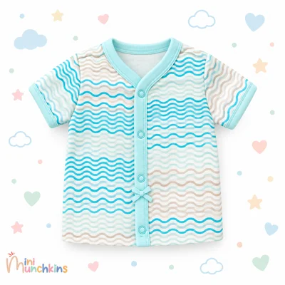 Camiseta de ondas · fotografía del catálogo de Mini Munchkins
