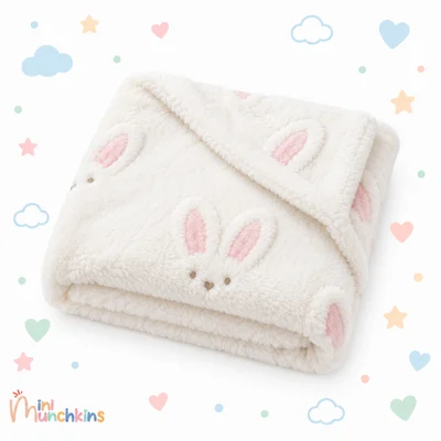 Manta de conejitos · fotografía del catálogo de Mini Munchkins
